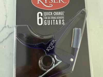 Kyser Quick-Change Capo for 6-string Guitars (Black, Silver, Pink, Blue, Purple)