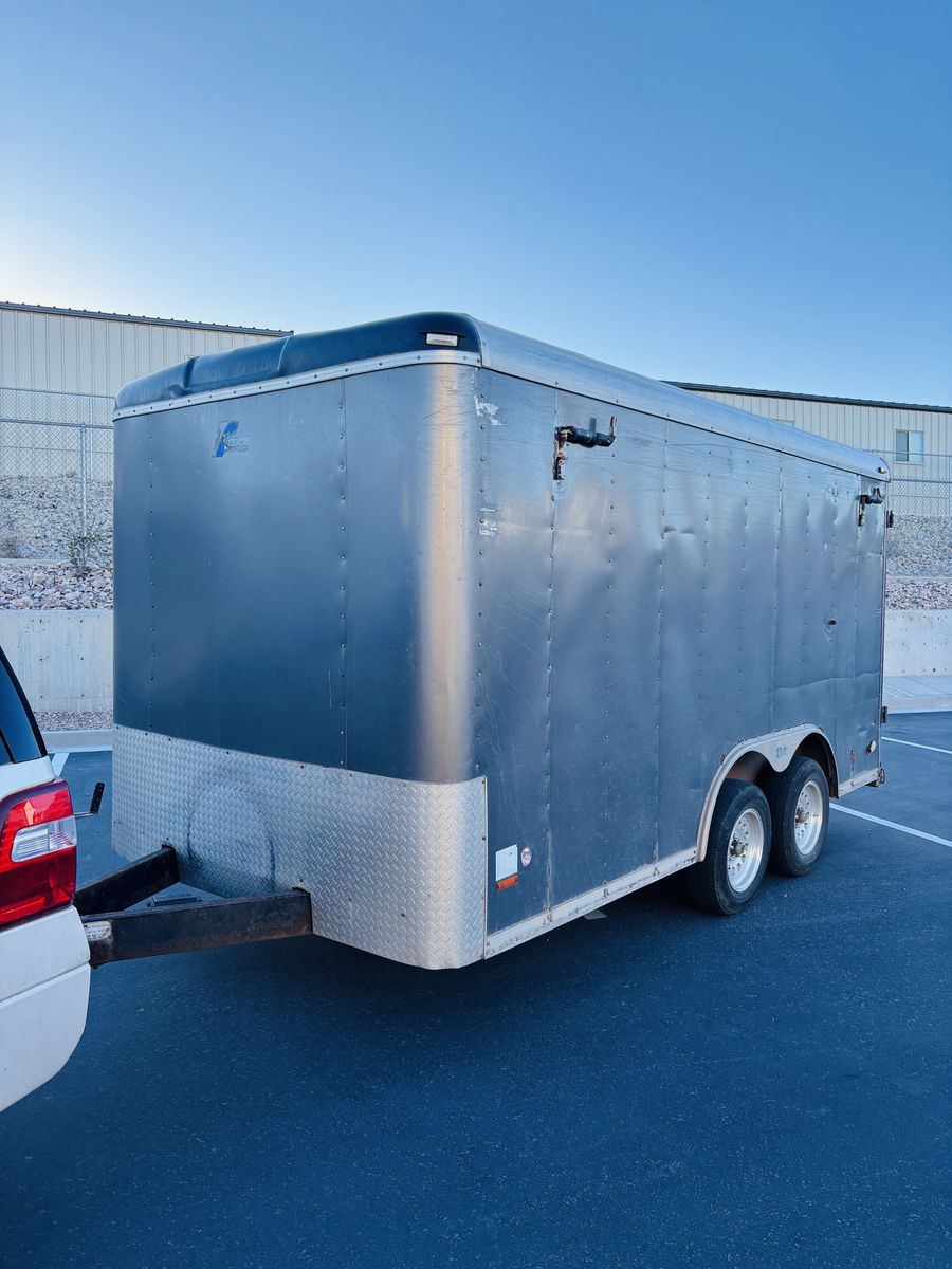 2011 8x16 Enclosed Cargo Tool Hauler Job Trailer