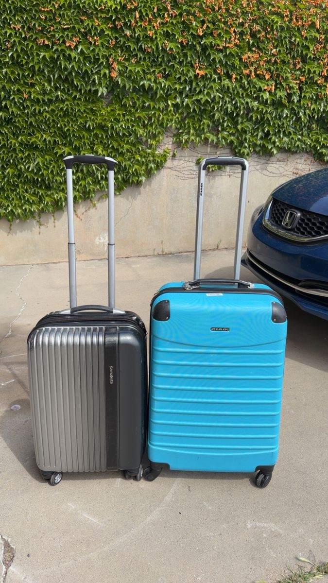Suitcases luggage hardshell softshell carry on