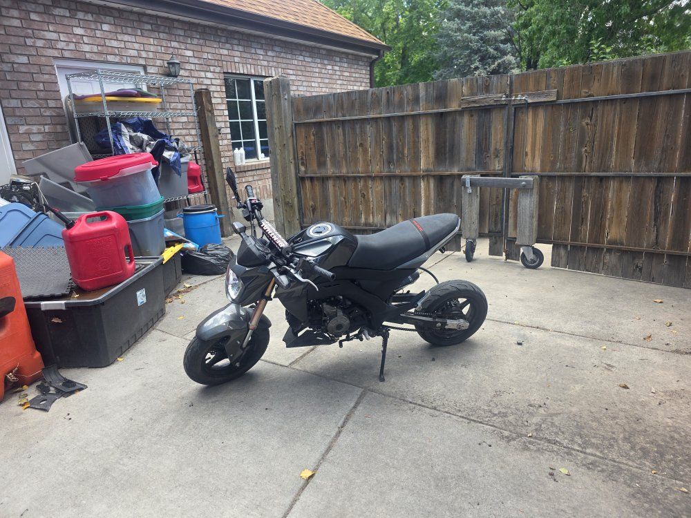 Kawasaki Z125 Pro Motorcycle Black