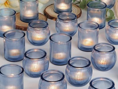 48 Piece Blue Votive