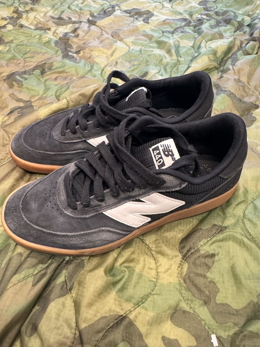 New Balance Numeric 440 Black Gum Skate Shoes