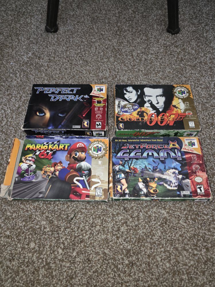 N64 games and boxes etc( Prices in description)