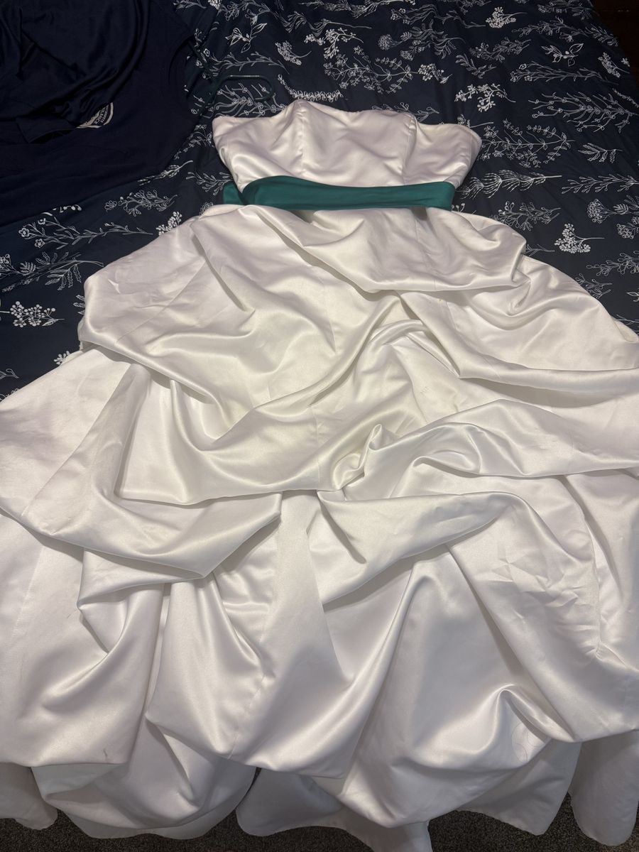 Satin White Ballgown/Wedding Dress