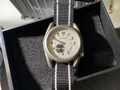Boderry Voyager 38 Field Watch (titanium)