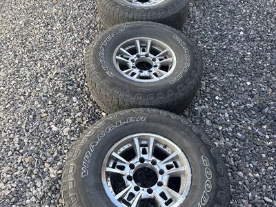 8x6.5 Rims and 285/75R16 Tires