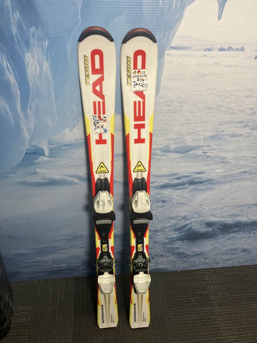 Used Head Team Supershape Jr Kids Ski - 117CM