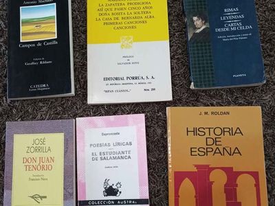 Spanish Literature and History Books