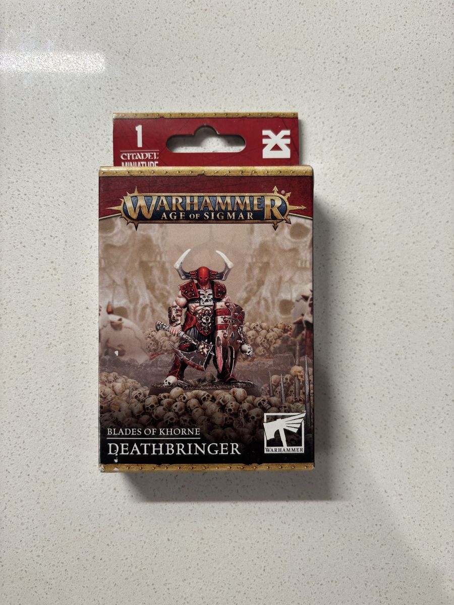 Warhammer Age of Sigmar Blades of Khorne Deathbringer Citadel Miniatures New Sealed