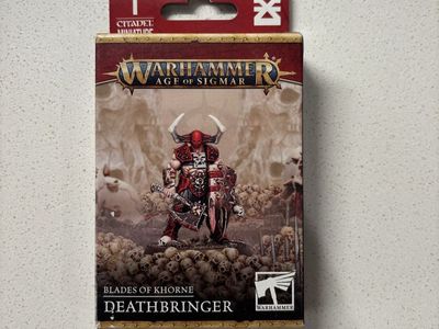 Warhammer Age of Sigmar Blades of Khorne Deathbringer Citadel Miniatures New Sealed