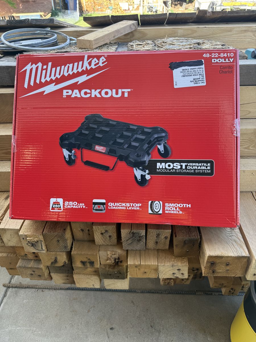 Milwaukee pack out dolly base