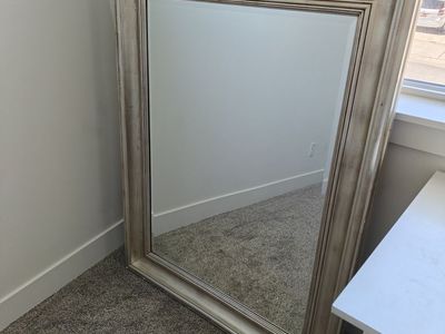 Champagne Silver Beveled Mirror