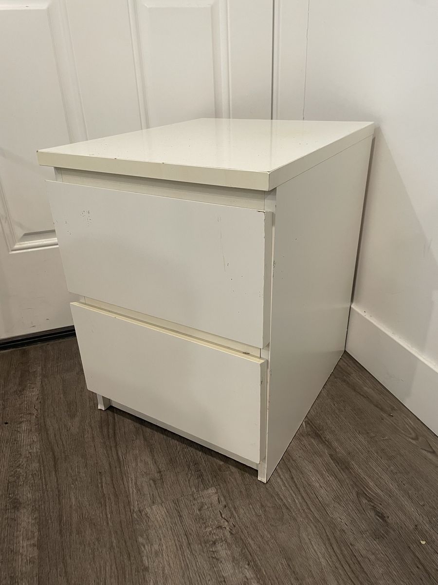 Nice Little White Dresser/ File Cabinet 