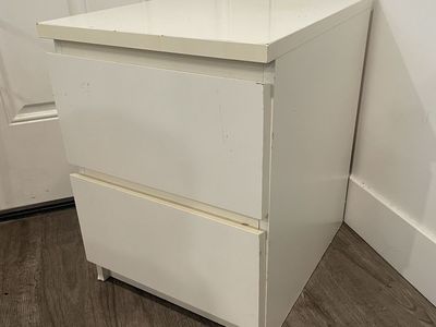 Nice Little White Dresser/ File Cabinet