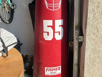 Fisher Athletic Football Tackle Dummy, Red, Model 55, Training Equipment