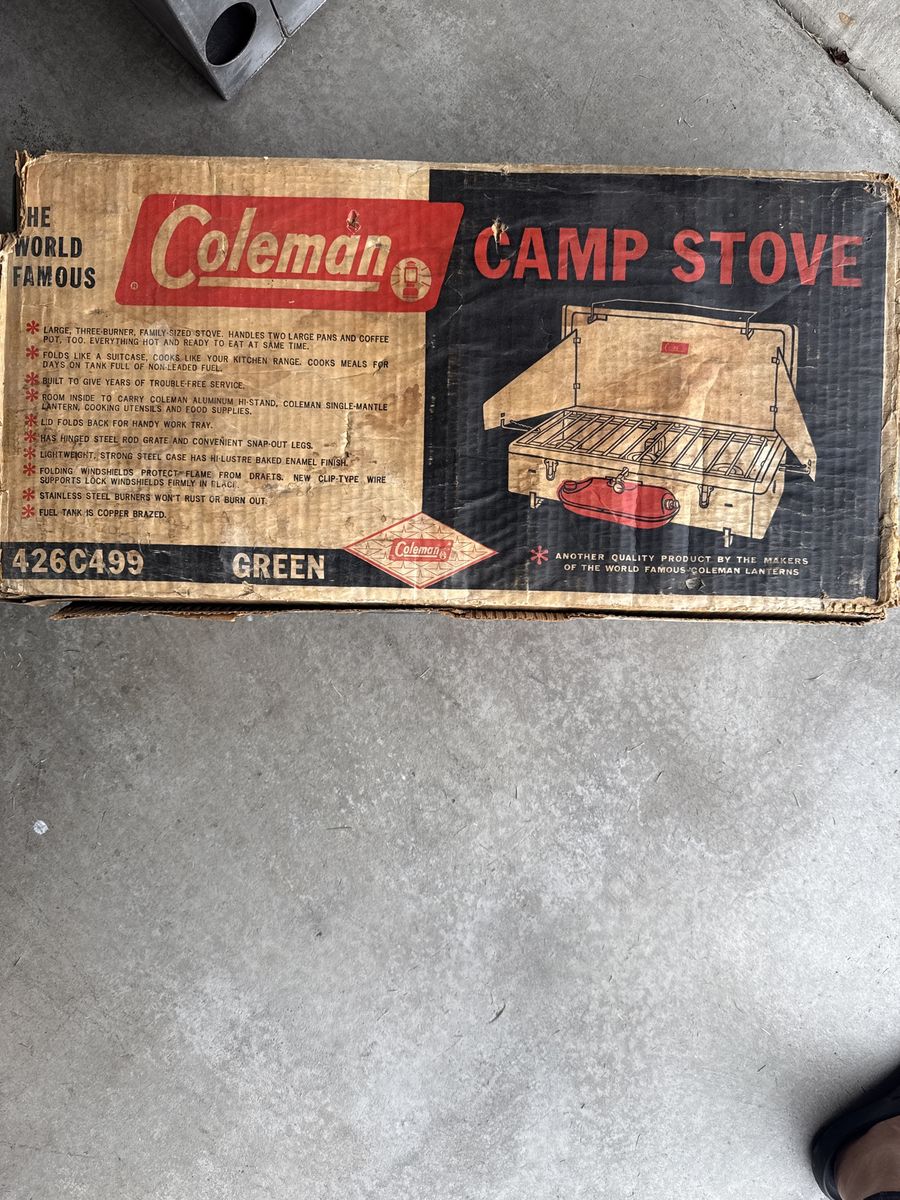 Coleman has camp stove