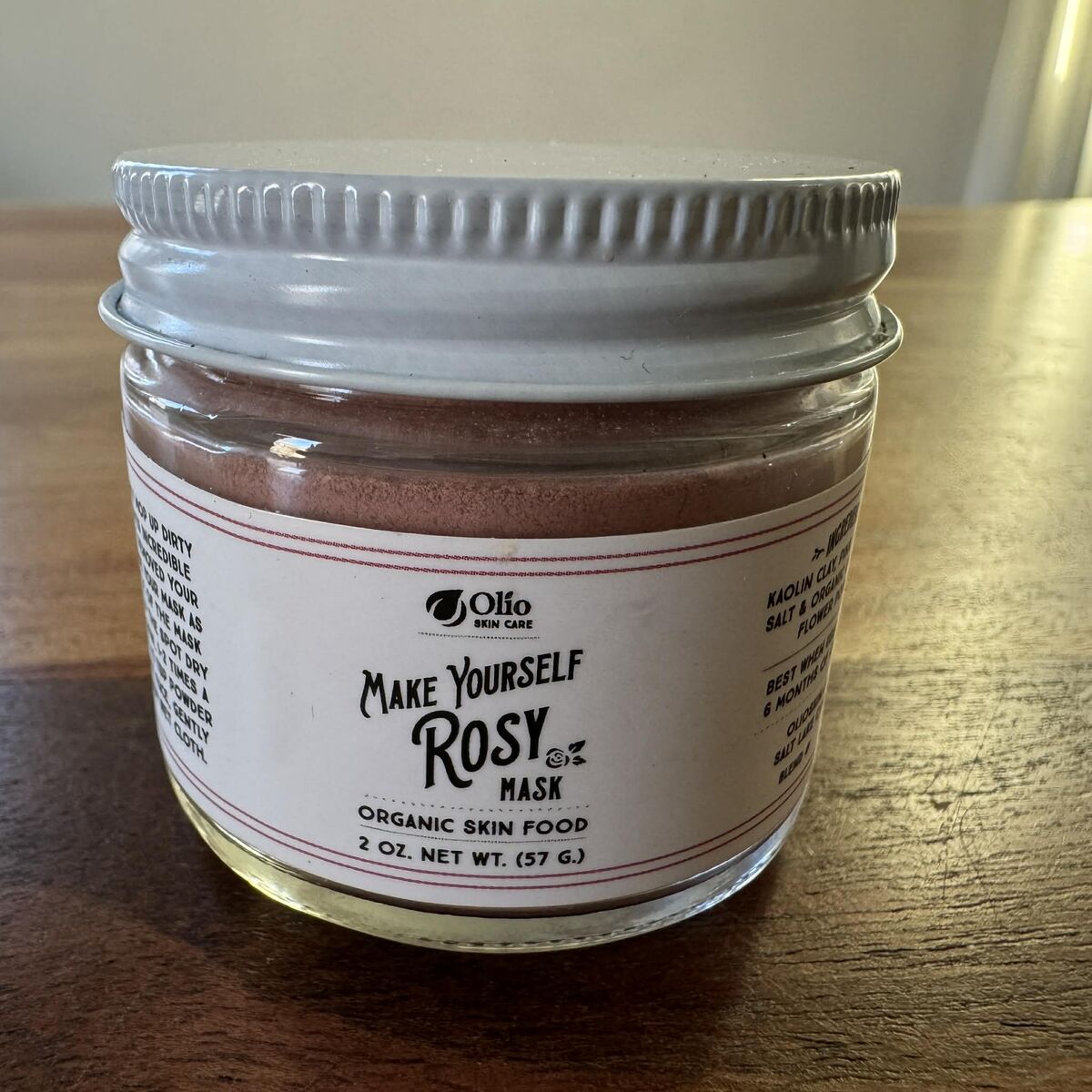 Olio Skin Care Make Yourself Rosy Mask - 2 oz -NEW