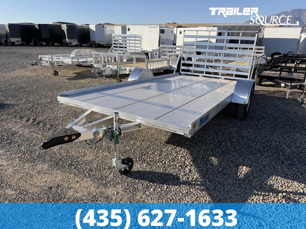 7x12 Alcom FlexHaul Aluminum Trailer -  Interior - 3.5K GVWR -