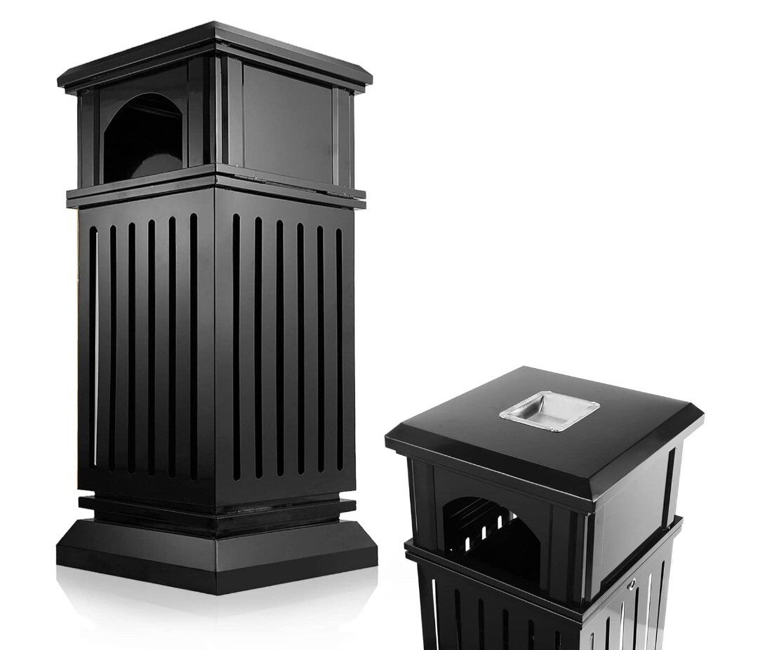 IRONWALLS Commercial Trash Can with Lid