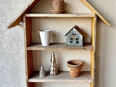 Rustic Porch Shelves