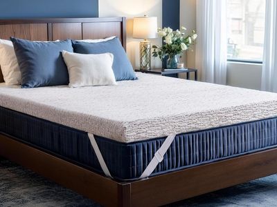 4 in. King Cooling Gel-Infused Memory Foam Mattress Topper with Removable Washable Cover