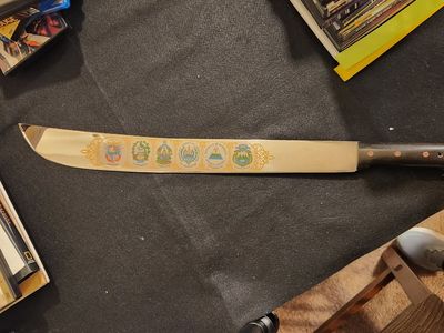 Vintage Imacasa Guatemala Ornate Souvenir Machete