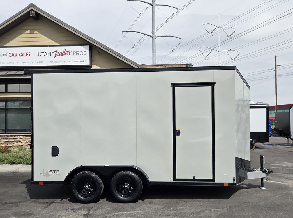 7x14 / 7.5x14 Sto 450 enclosed cargo all aluminum, finished interior ATC Trailers 2026