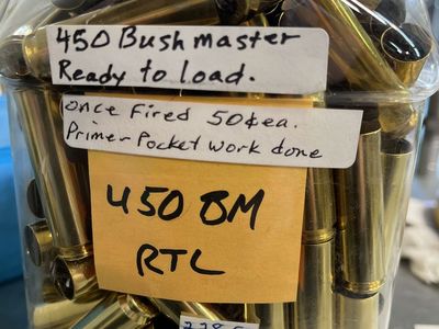 450 Bushmaster Brass. New And Used.