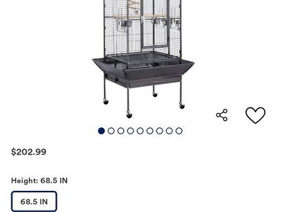 used bird cage