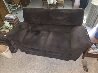 Chocolate Microfiber Couch