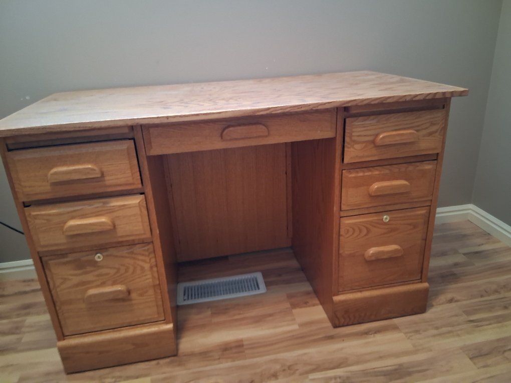 Solid Oak Desk