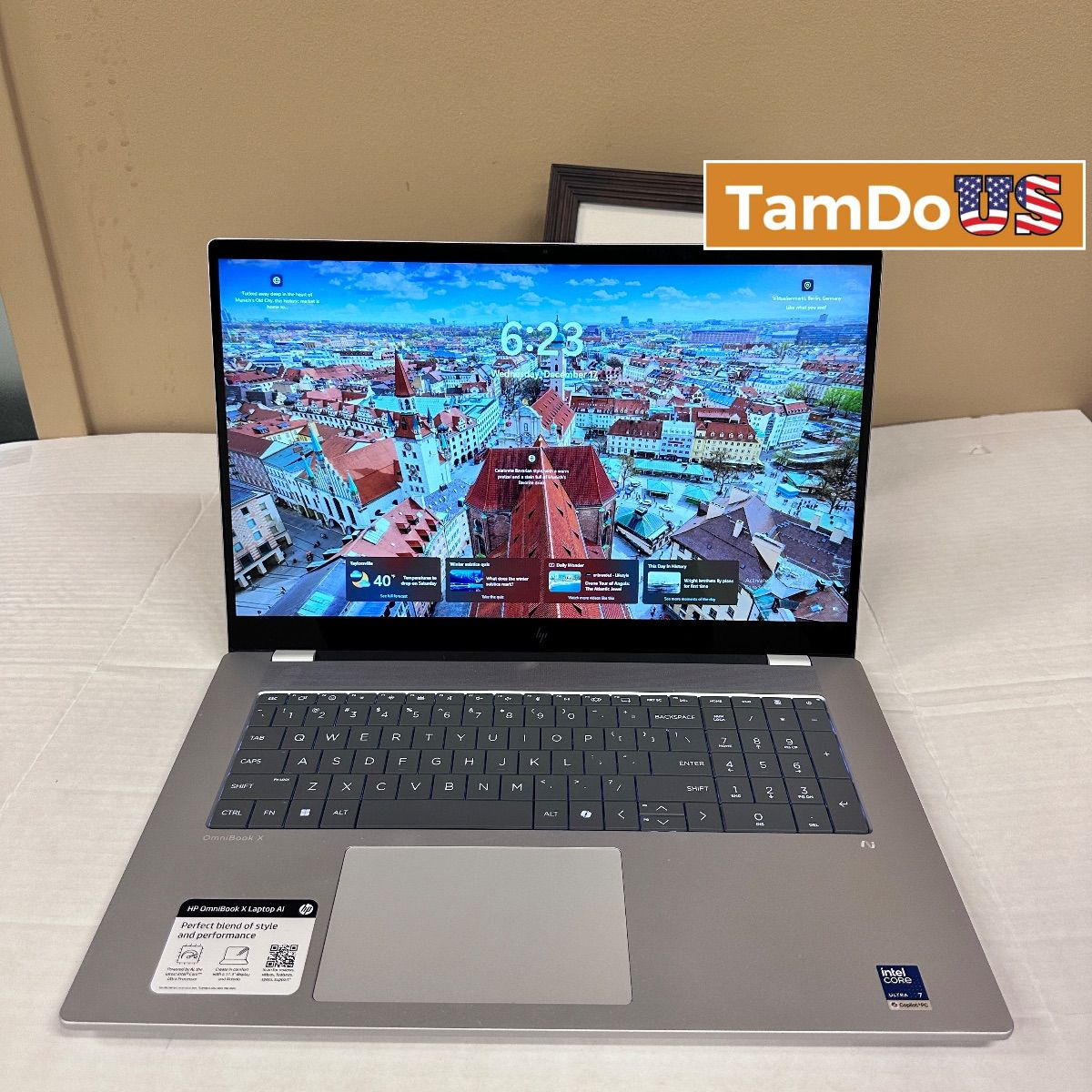 HP OmniBook X 17 Laptop, 17" Touchscreen, Ultra 7 256V, 16GB, 1TB SSD *Pls READ*