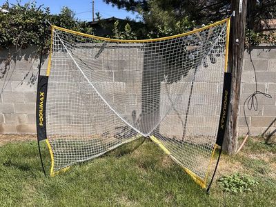 New PODIUMAX Portable Lacrosse Net Training Goal