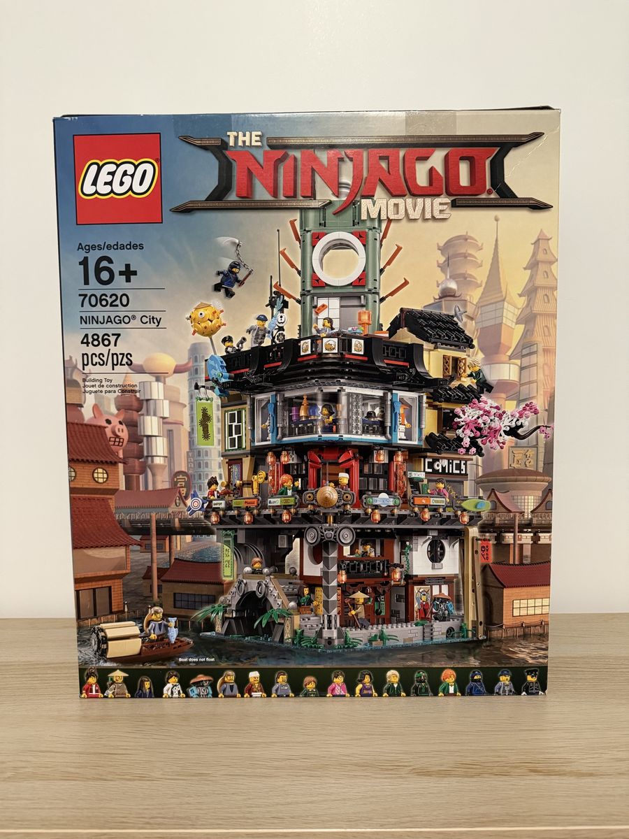Used LEGO The Ninjago Movie: NINJAGO City Set 70620 (4,867 Pieces)