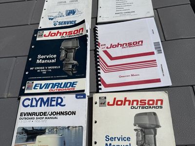 Vintage Johnson & Evinrude Outboard Manuals – 6 Books $60 OBO