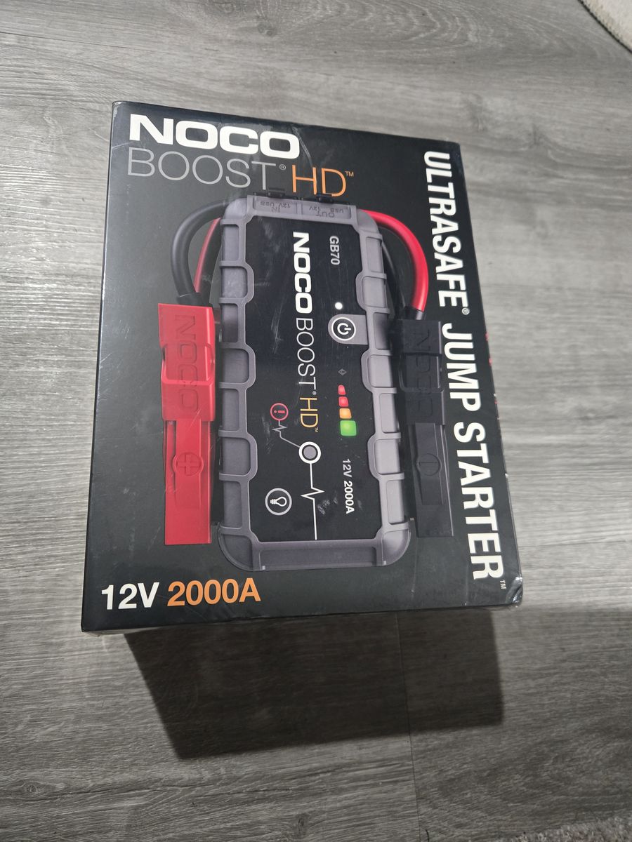 Brand new, sealed Noco 2000 Jump Starter Battery