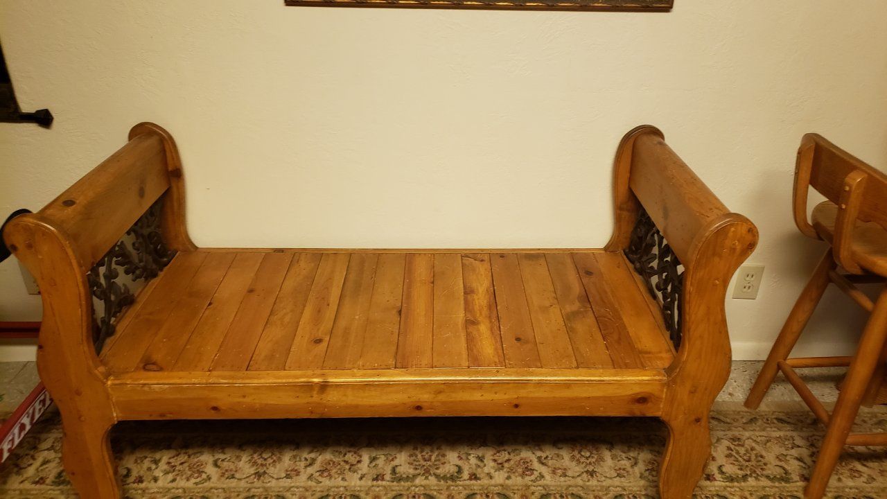 wood bench