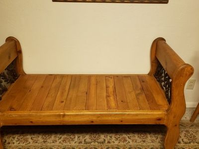 wood bench
