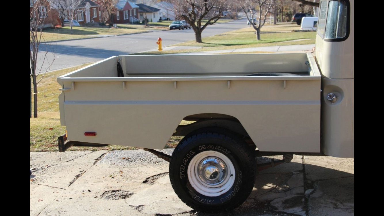 Aqualu Toyota Landcruiser FJ45 cab and bed w/tailgate