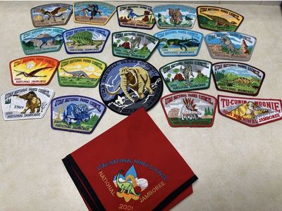 Utah National Parks Council 2001 National Jamboree Patches & Neckerchief