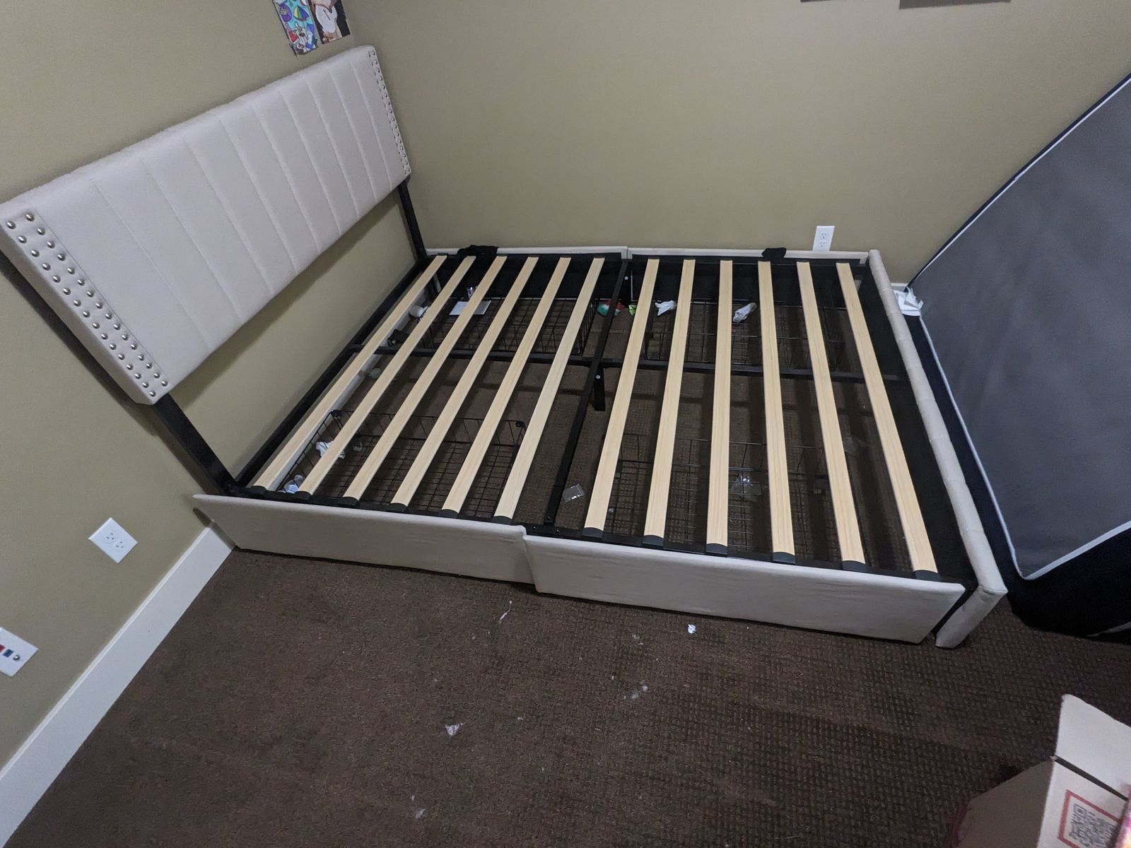Queen size bed frame