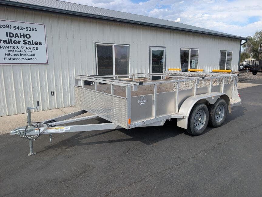 2023 C&B Outback 79'x11' 10' Tandem Aluminum Landscape Trailer 5.4K