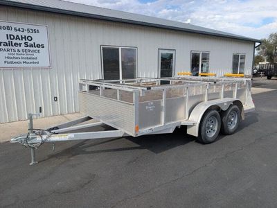 2023 C&B Outback 79'x11' 10' Tandem Aluminum Landscape Trailer 5.4K