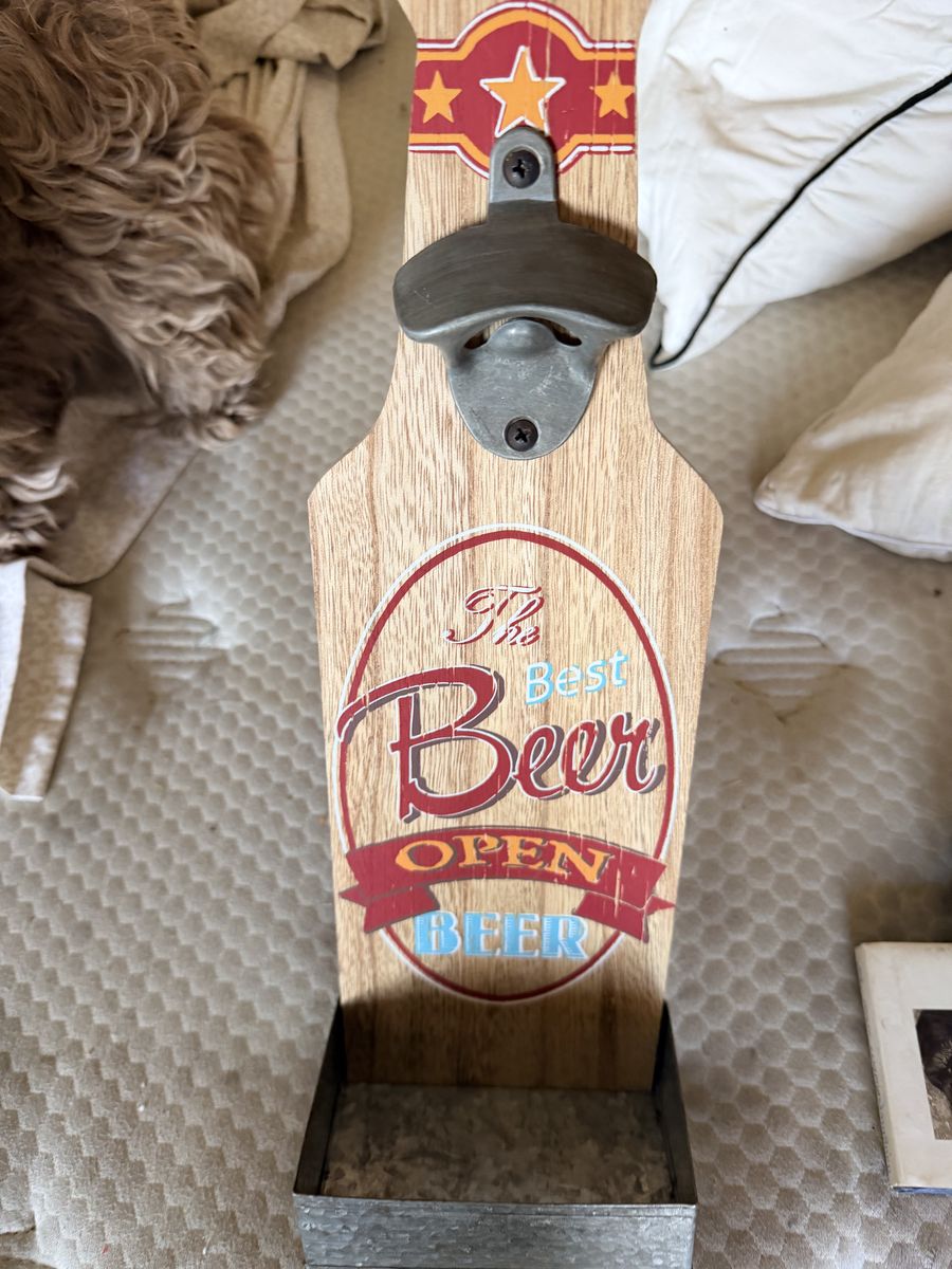 Beer Bottle Opener Plaque. Great gift!