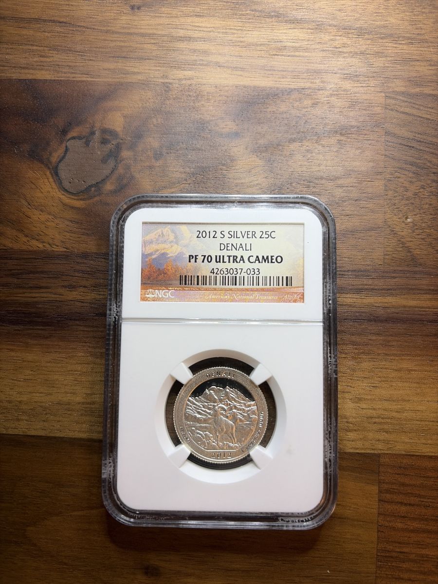 2012 S Silver 25C Denali National Park Quarter NGC PF 70 Ultra Cameo