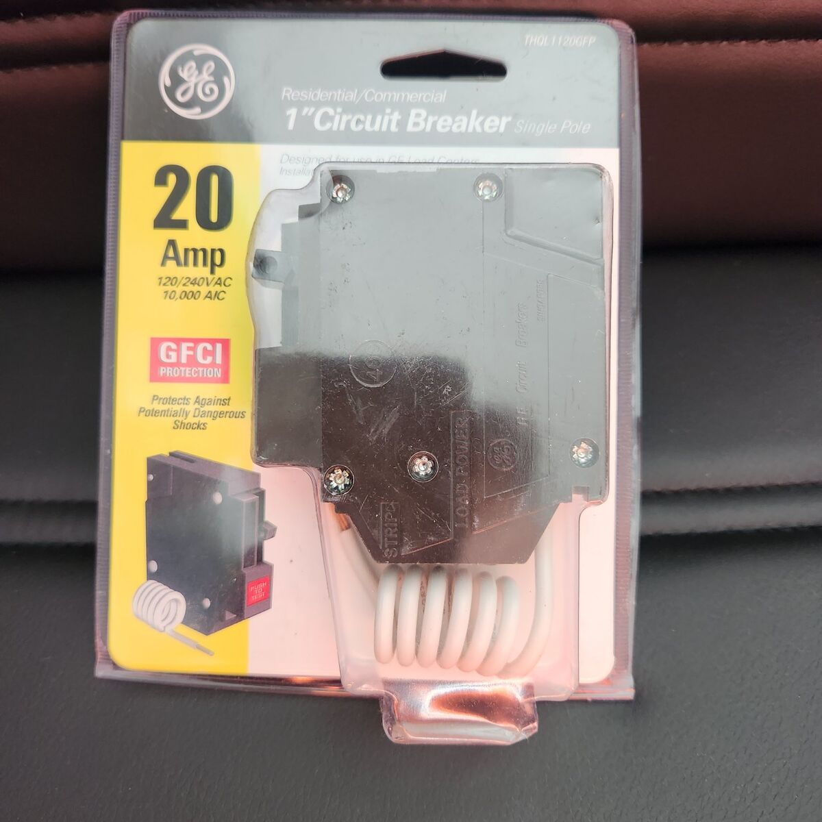 GE 20 Amp GFCI 1" breaker
