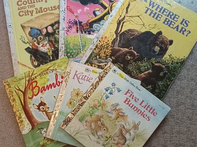 Lot of 6 Vintage Little Golden Books