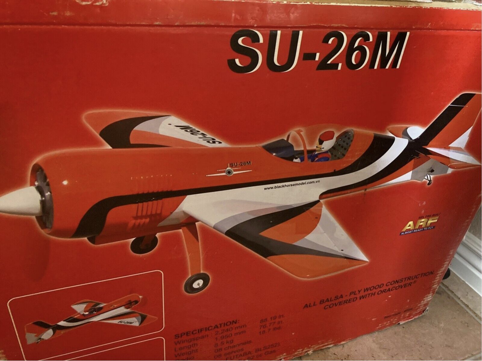 Giant Scale RC Airplane With Servos