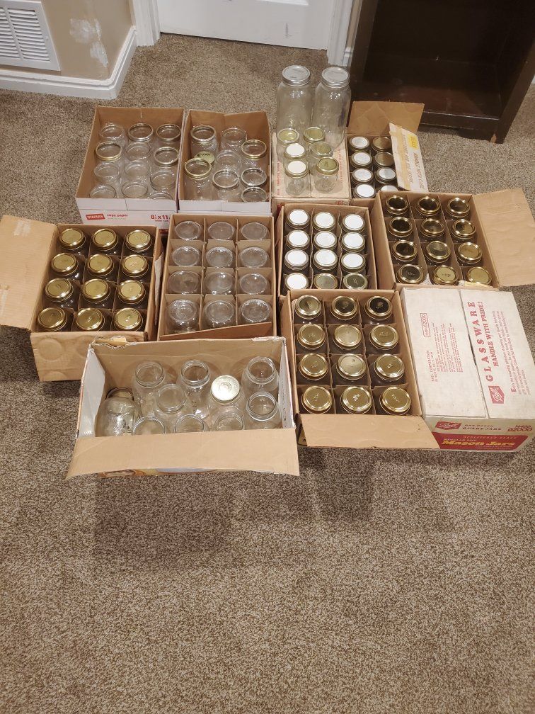 150 Ball Mason Kerr Jars