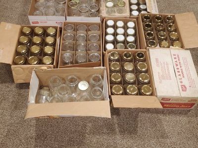 150 Ball Mason Kerr Jars